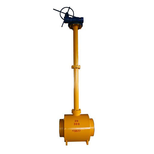 Thermal standard diameter buried extended rod ball valve