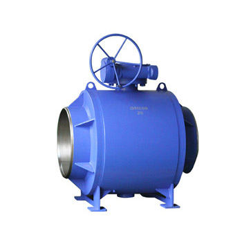 Fully welded ball valve